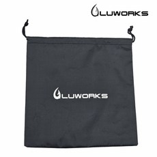 TSC루웍스 LWB-20 나일론 릴파우치 릴주머니 스피닝릴 베이트릴 소형릴용 스피닝5000번까지 가능, 1개, 블랙