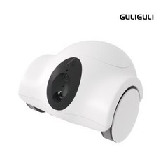 GULIGULI 智能寵物玩具，遠程互動陪伴，安全材質，時尚設計，狗狗解悶神器, 白, 1個, 06972403850848