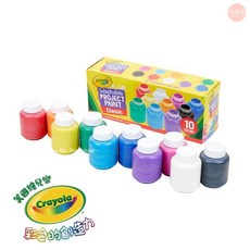 Crayola 繪兒樂 美國可水洗兒童顏料 安全無毒 易清洗 59ml 473ml 多色選擇, 1組