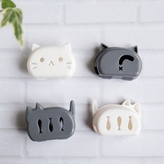 [목마켓]고양이 휴대용 칫솔캡 4P, 1개, 상세페이지 참조