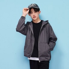 에꼴리에 남자 가을이월 카치온 데님 후드점퍼 25C5101