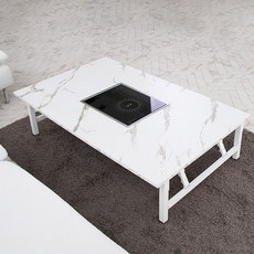 벨리트 18T LPM 1200 인덕션 4인용 좌식테이블 밥상, 멀바우-프레임블랙