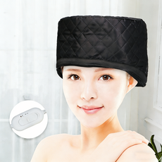 DS 홈케어 전기캡 트리트먼트 케어 염색 파마 모자 온도조절 가능, 블랙, WJSRL-500