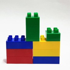 알록달록 블럭쌓기 아기장난감 15p 세트 공간지능 색상도형 사회적기능 감성 남아선물, 1개