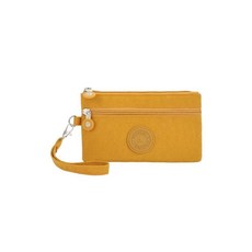 O 長款雙層手拿包 拉鍊零錢包 大容量手機包 雜物收納袋 雙層錢包 外出輕便手拎款零錢包