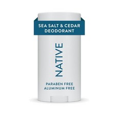 Native Deodorant for Men Sea Salt & Cedar 네이티브 데오도란트 포 멘 씨솔트 & 시더, 5개, 75g