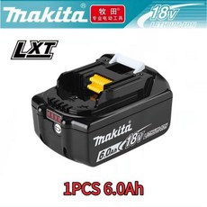 DMP180 18V 무선 공기주입기 121 PSI 디지털 압력계 자동 차단 기능 자동차 자전거 스포츠공용, 2)1PCS 6.0AH