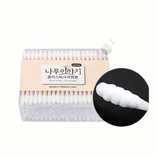 면봉 사각 회오리형 200P 귀이개 청결 도구 위생용품 미용 용품 개인 위생 청소 헤어, 본상품