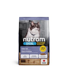 Nutram 紐頓 I17 專業理想系列 室內貓飼料, 5.4kg, 1包, 雞
