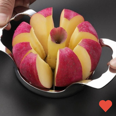 주방용품 과일 슬라이스 커팅 슬라이서 사과 칼 8 조각