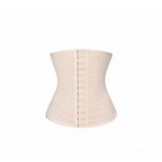 透氣彈力三排扣束腹帶 產後適用 膚色黑色可選