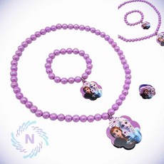 겨울왕국2 아크릴 꽃모양 3종세트 여자아기팔찌 여자아이팔찌