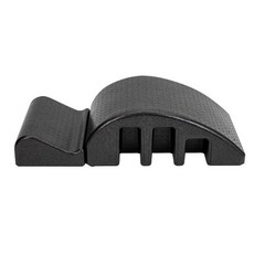 ARC 運動普拉提脊椎伸展器 腰椎舒緩 弧形調整器械, 脊柱拉伸器-黑色, 脊柱拉伸器-黑色