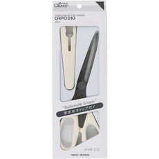 Clover CAPO 210 布用剪刀, 36-654: 白柄, 1個