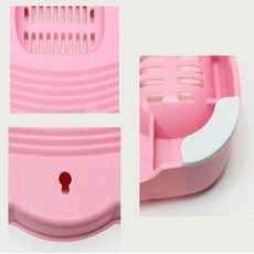 (SM)플라스틱 작은 빨래판-중 색상랜덤 빨래도구 dok+5075Vw, 1개, 없음