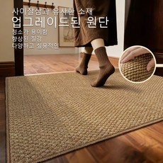 사이잘 인조 편직 러그 | 현관 거실 다용도 내구성 러그