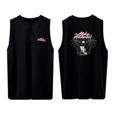 [비치팜] 와이키키 남성 래쉬가드 나시 루즈핏 민소매 비치웨어