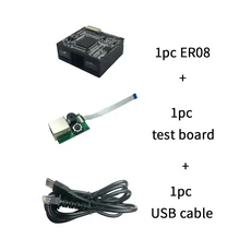 EVAWGIB 임베디드 1D 2D CCD CMOS 바코드 스캐너 모듈 기계 엔진 재조립 고해상도 ER02 4 핀 12 핀, 05 EV-ER08-USB