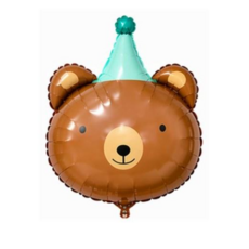 동물풍선 어린이날 이벤트 생일풍선 동물캐릭터 은박풍선 생일파티 파티용품, 1개, 곰돌이풍선