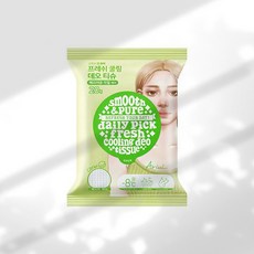 아리얼 스무스앤퓨어 쿨링 데오 티슈 20매 프레쉬 쿨링 (엠보시트러스향), 1개, 100g