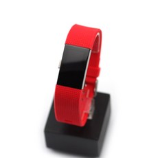 FBC2UR4 Fitbit 핏빗 차지2 레드 우레탄밴드 스트랩