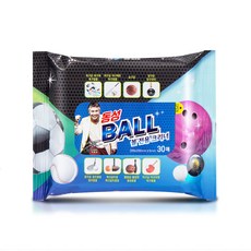 동성 볼 클리너 휴대용 볼링 골프 탁구 공 세척 청소, 1개