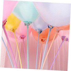 파스텔 풍선 막대 스틱 파티 42cm 풍선꽂이 10p, 본상품, 1개