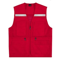 랜더스 TC 망사 조끼 LD27 레드