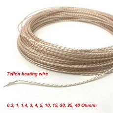 DIY 가열 블랭스킷 스티어링 전기 5V 36V 와이어 48V 24V 12V 케이블 히팅, 3 Ohm, 1 meter, 1개