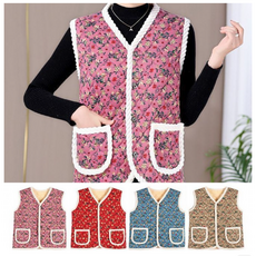 [가성비 끝판왕] 겨울 레트로 양털 누빔조끼 | 따뜻한 어머니 선물 김장 방한용 조끼