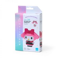 산리오 정품 마이멜로디 나노블록 피규어 캐릭터 DIY 미니블록 참 드레스 Sanrio-139874