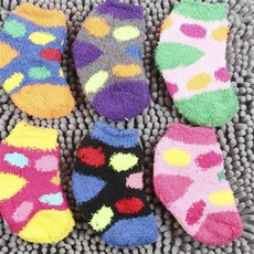 유아수면양말 도트 6개월아기수면양말