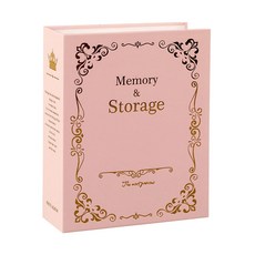 베리구즈 메모리 포토북 사진첩 4x6인치 미니 포켓 앨범, 100매, 메모리 포켓앨범 - 핑크