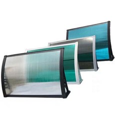렉산 캐노피 지붕 골판 30m 판넬 길이 차양막, E. 브라켓 2개 패널 1개 60x150cm