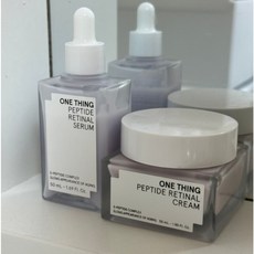 [세럼 50ml+크림 55ml] 원씽 모공 주름 탄력 리프팅 케어 5중 복합 펩타이드 레티날, 1세트