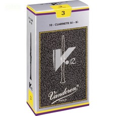Vandoren V12 銀盒 黑管豎笛單簧管竹片 【黃石樂器】, 1個, 2.5 號