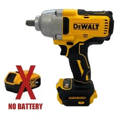 Dewalt 브러시리스 전기 임팩트 렌치 무선 전기 렌치 1/2 인치 하이 토크 스크루 드라이버 전동 공구 20, [01] No battery, 01 only tool, 1개