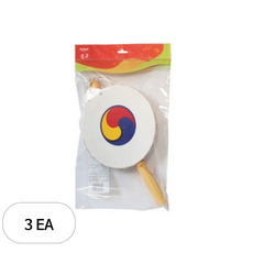 다벨 소고 DS-VN 비닐, 혼합색상, 3개