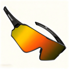 락브로스 SP179 야외 스포츠 사이클링 편광 고글 + 도수 클립 케이스 세트, 블랙, 1개