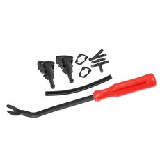 Edinstry Subaru Impreza WRX STI 2008-2014 OE# 86636FG051 86636FG050용 9피스 윈드실드 와셔 노즐 교체 키트 스프레이 제, Edinstry Subaru Impreza WRX ST