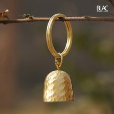 BLAC 戶外黃銅錘紋掛鈴 山系風格純黃銅風鈴, 金色