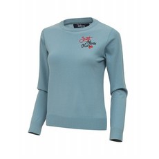 디즈니골프 여성 골프 니트 가디건 캐주얼 심플 필드코디 아트웍 라운드 티셔츠 DN3LKT006DH5509871