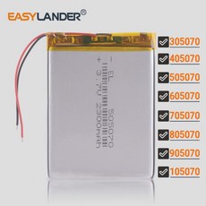 3.7V 505070 2300mAh 리튬 이온 폴리머 배터리, 01 305070 1500mAh, 01 3.7V용
