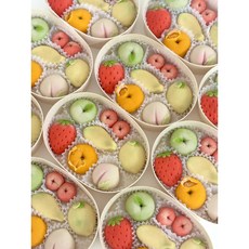 공방참진 진짜과일맛 까먹는 과일화과자 수제화과자 연말 새해 설날 선물세트 어린이선물 7구 9구, 7개, 40g