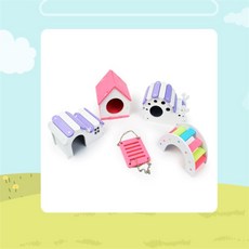 완자스토어 햄스터집 놀이기구 햄스터놀이터, 다리 무지개