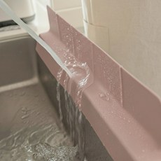 백화상점 처마형 싱크대 물막이, 파스텔핑크 (스탠다드형), 1개