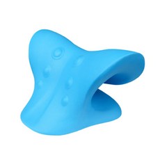 多功能護頸椎枕，舒緩按摩，改善睡眠，辦公室午睡旅行必備, 藍色, 1個