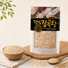 오트밀 퀵오트밀 누른귀리 귀리오트 압착귀리 소포장, 1개, 4kg