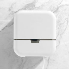 마코제이 무타공 대용량 모던 점보롤 휴지케이스, 화이트, 1개