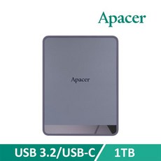 Apacer AS724 1TB 外接式固態硬碟, 詳見商品說明, 1GB